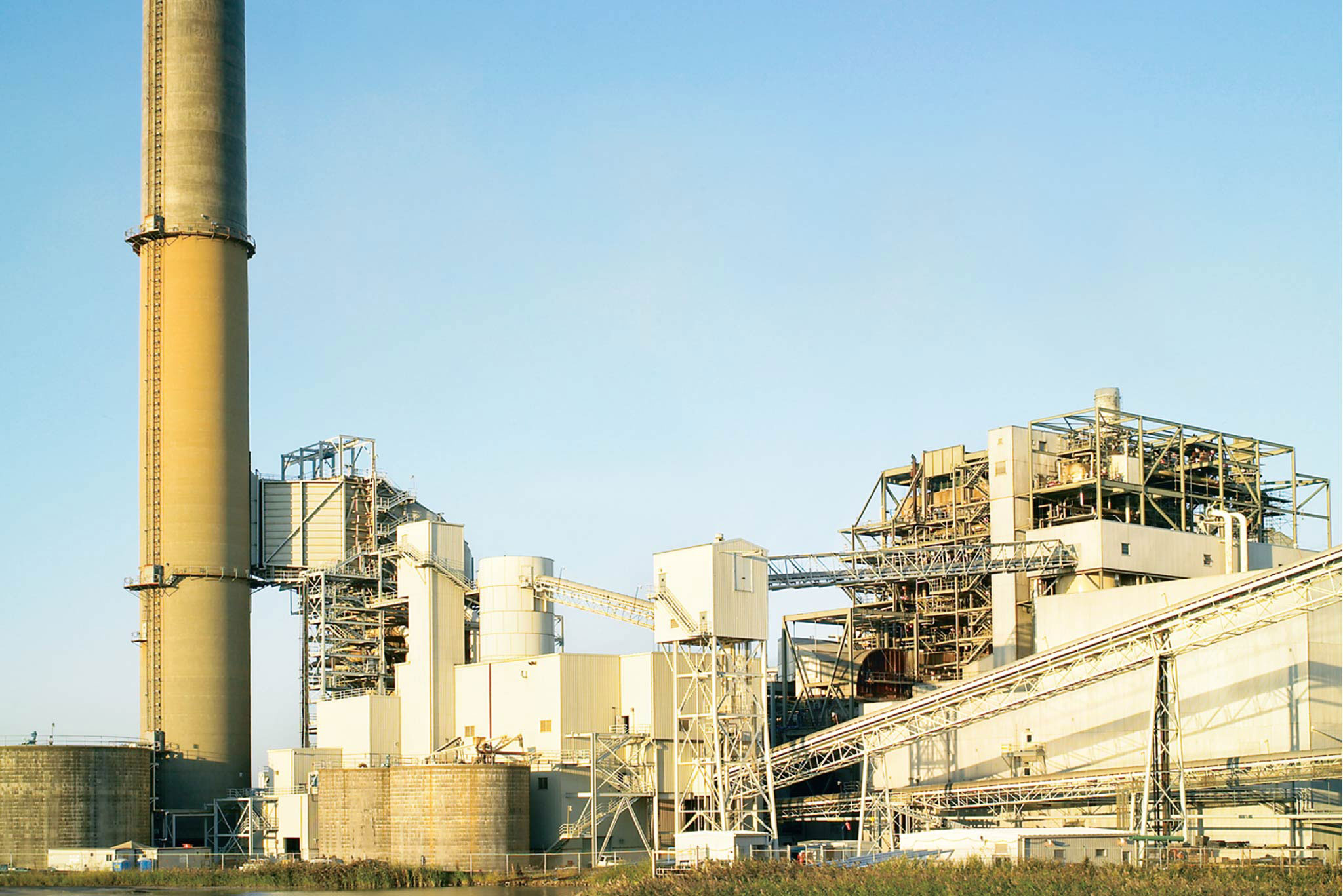 Electric-generating power plant